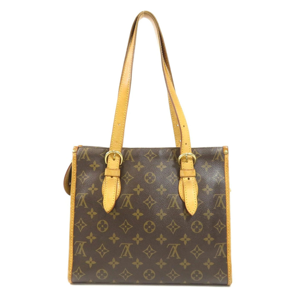 Louis Vuitton Popincourt Tote Monogram Canvas Bag Brown